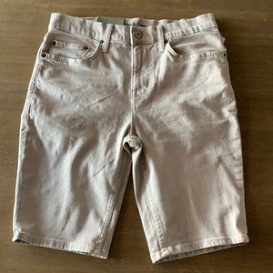 Good fellow Khaki slim fit shorts total flex